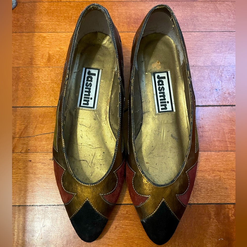 Vintage Suede Flats - Size 5-5.5